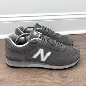 New Balance Women's 515 V3 Classic Sneaker WL515GR3 Gray White Size 9.5